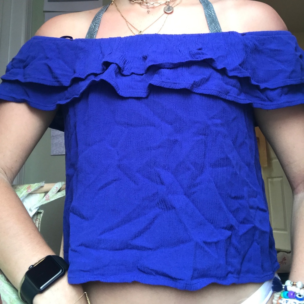 Off the Shoulder Crop Top WORN ONCE